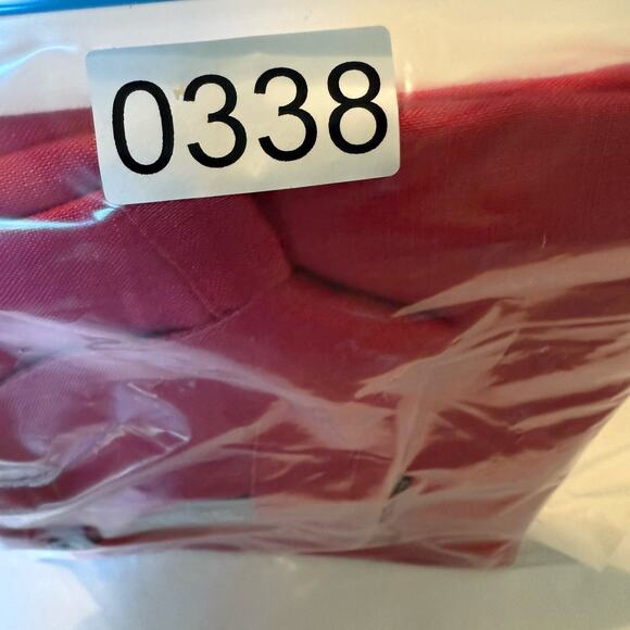 J. Jill Linen Blouse Sz LG Red Long Sleeve Lightweight Preppy Classic Staple EUC - Picture 13 of 13